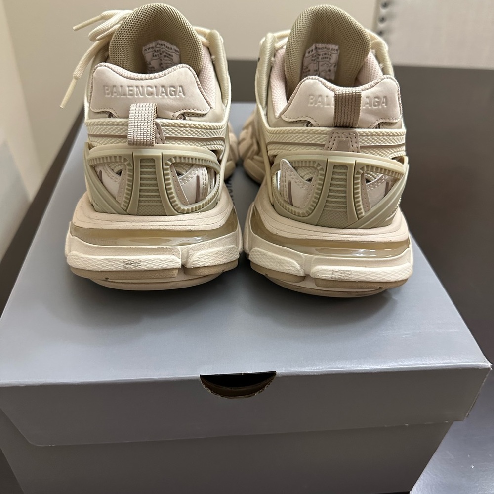 Balenciaga Cream Athletic Shoes - Picture 7 of 8